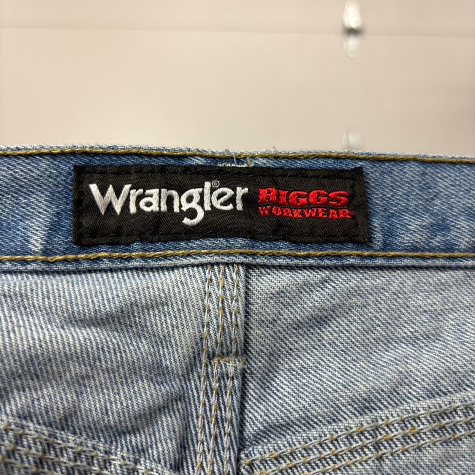 Wrangler Vintage Baggy Light Wash Carpenter Jeans Size US 40 / EU 56 - 5 Thumbnail