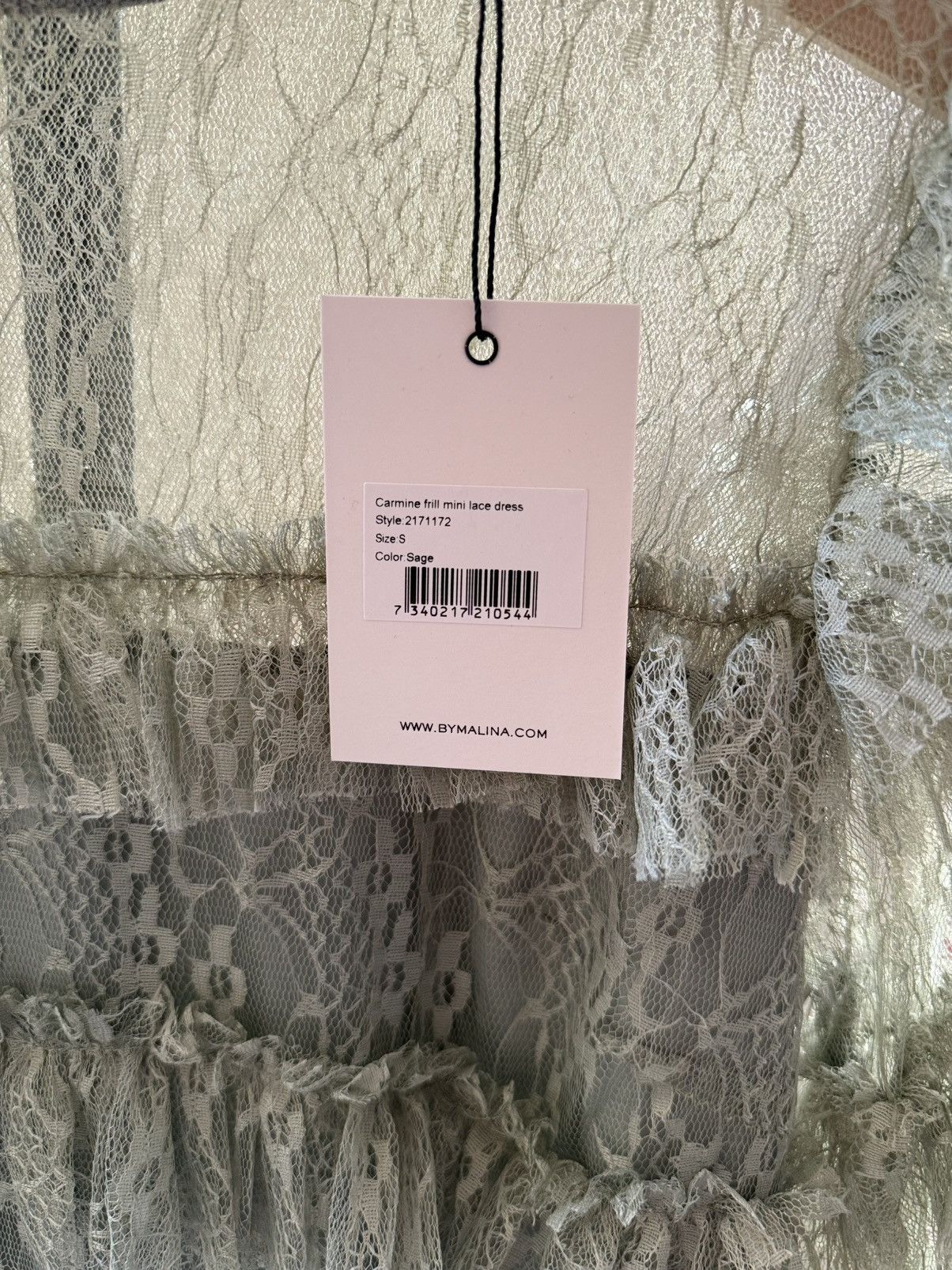 Other By Malina Green Lace dress Size S / US 4 / IT 40 - 3 Thumbnail