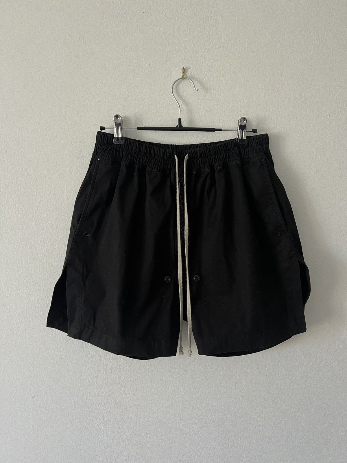 image of Rick Owens Phlegethon Bella Shorts Men's Ss21 Size 42 in Black