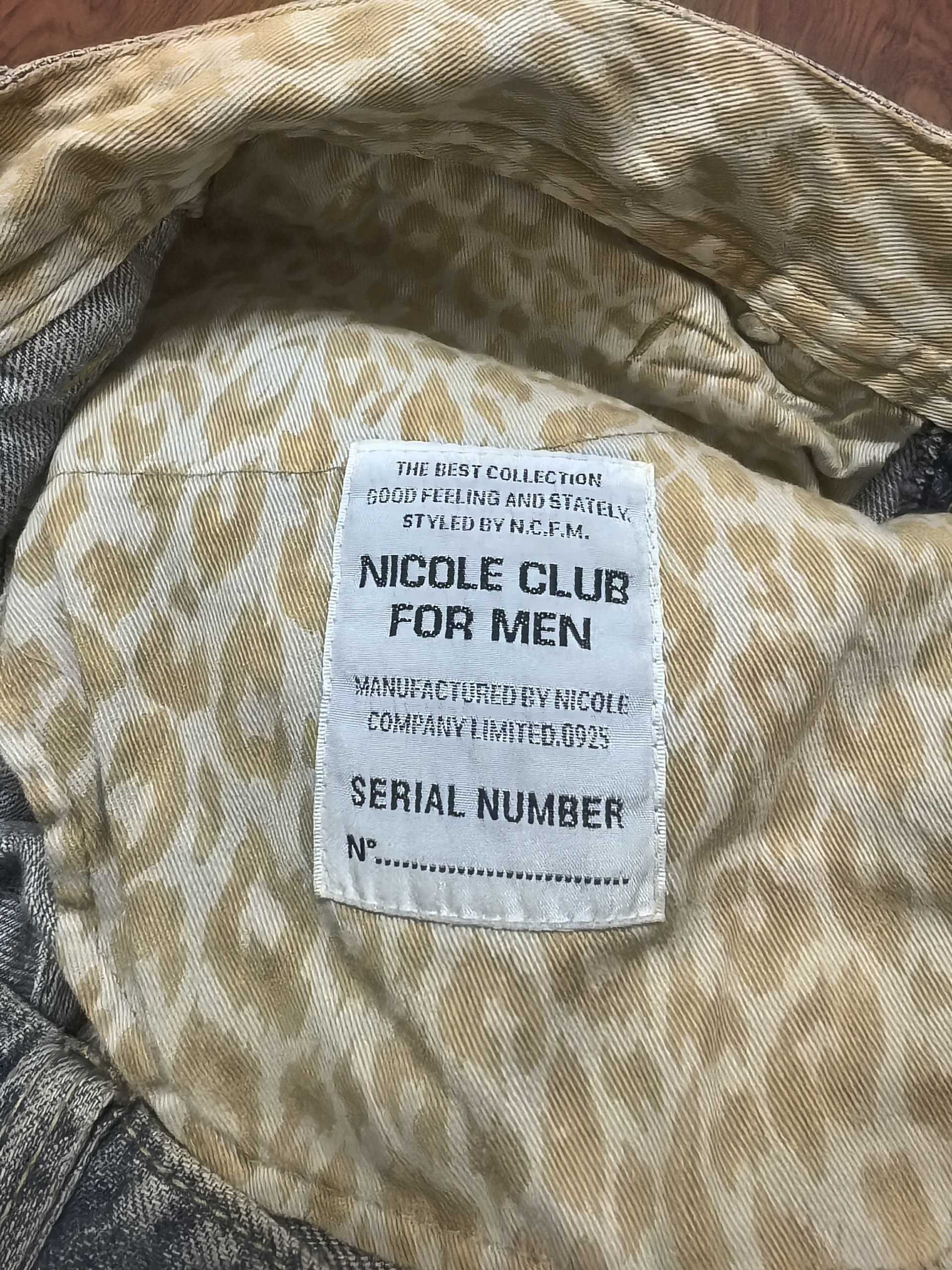 Nicole Club Vintage Y2K Mud Wash Nicole Club For Men Denim Pants Size US 32 / EU 48 - 8 Thumbnail