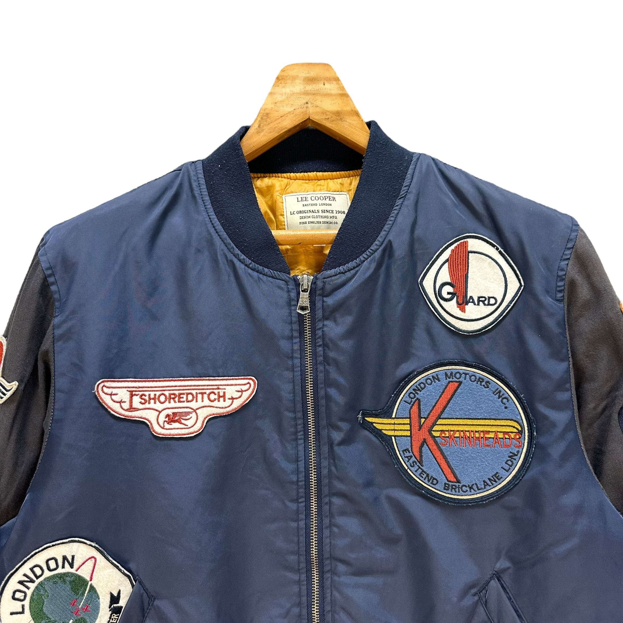 Lee LEE COOPER Patches Logo Bomber Jacket #94-1450 Size US L / EU 52-54 / 3 - 2 Thumbnail