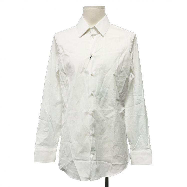 Gucci Gucci White Cotton Button Up Shirt Size L Size US L / EU 52-54 / 3 - 1 Thumbnail