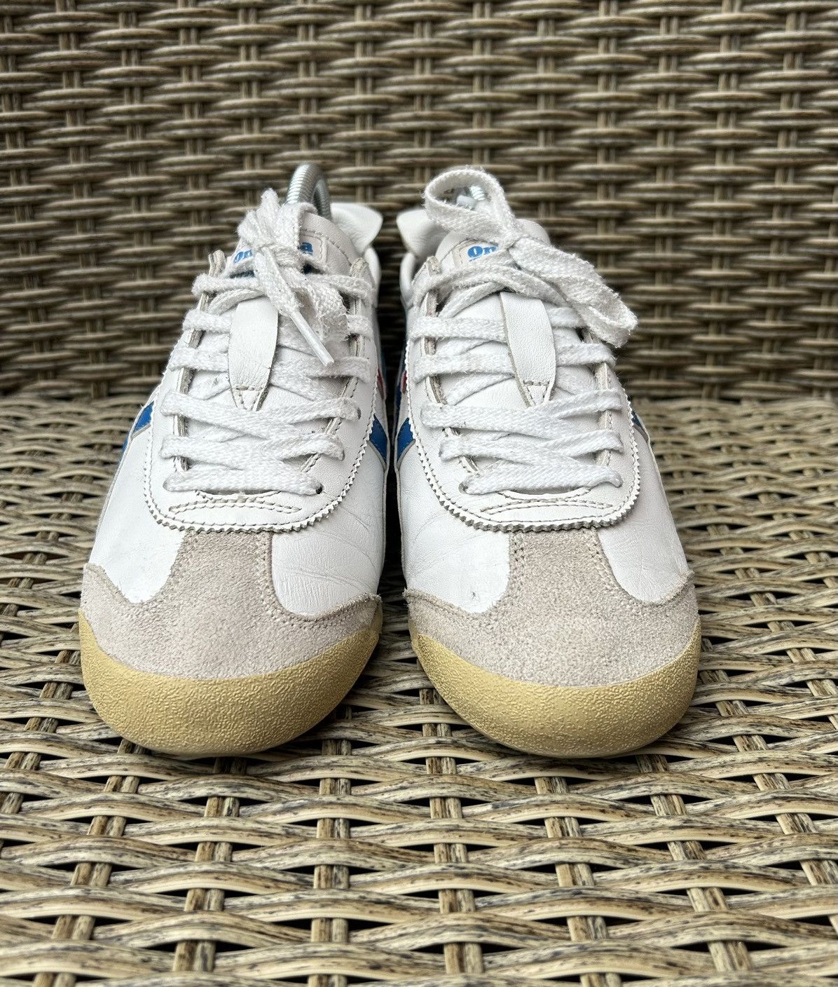 Onitsuka Tiger Onitsuka Tiger Mexico 66 Suede & Leather Low Top Trainers Size US 7 / IT 37 - 4 Thumbnail