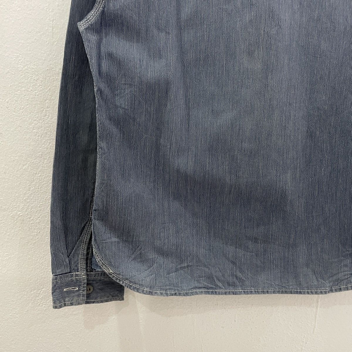 Japanese Brand Vintage Bartack Work Hickory Stripe Jacket Size US S / EU 44-46 / 1 - 9 Thumbnail