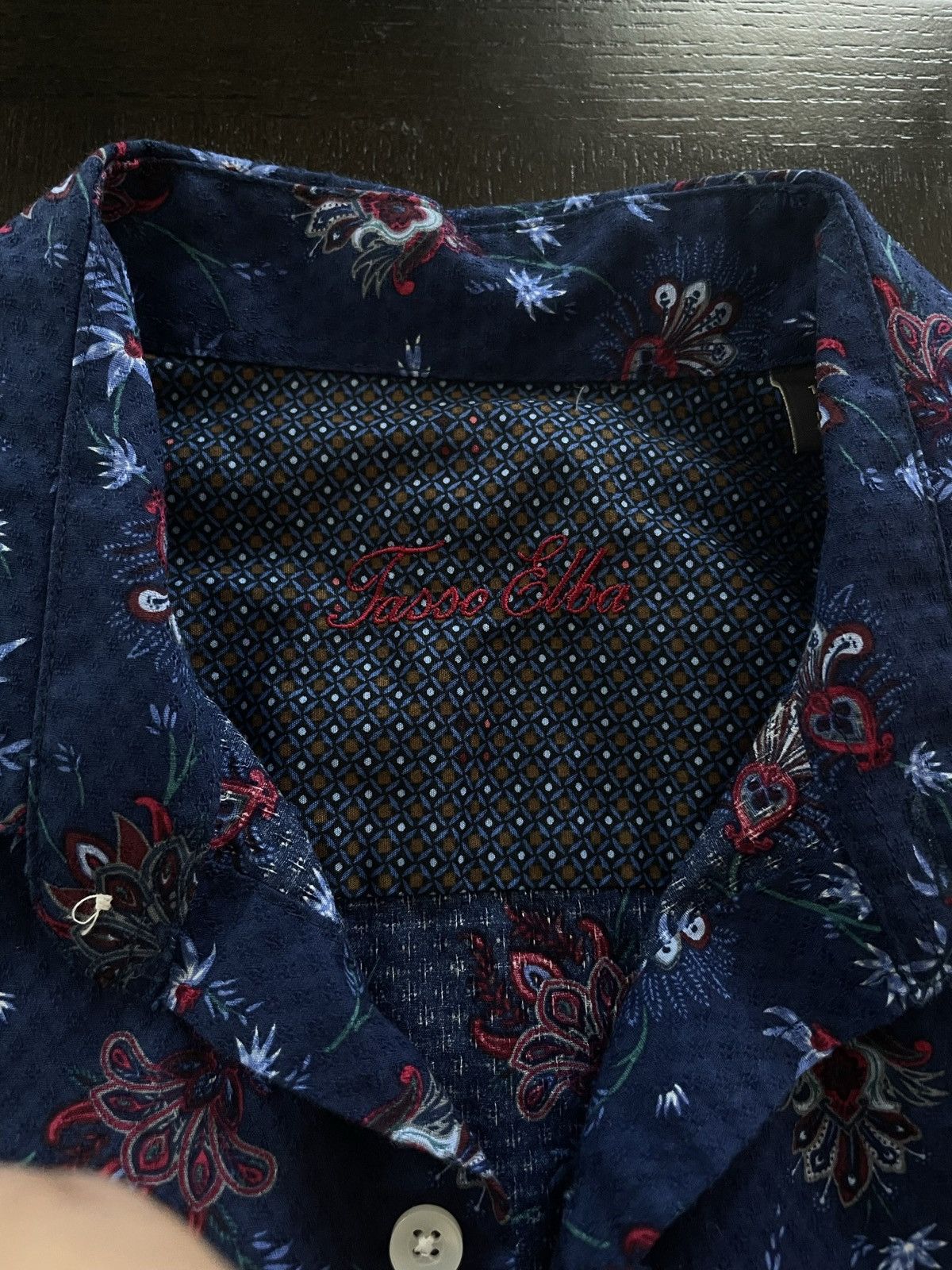 Tasso Elba Floral print button up shirt Size US S / EU 44-46 / 1 - 4 Thumbnail