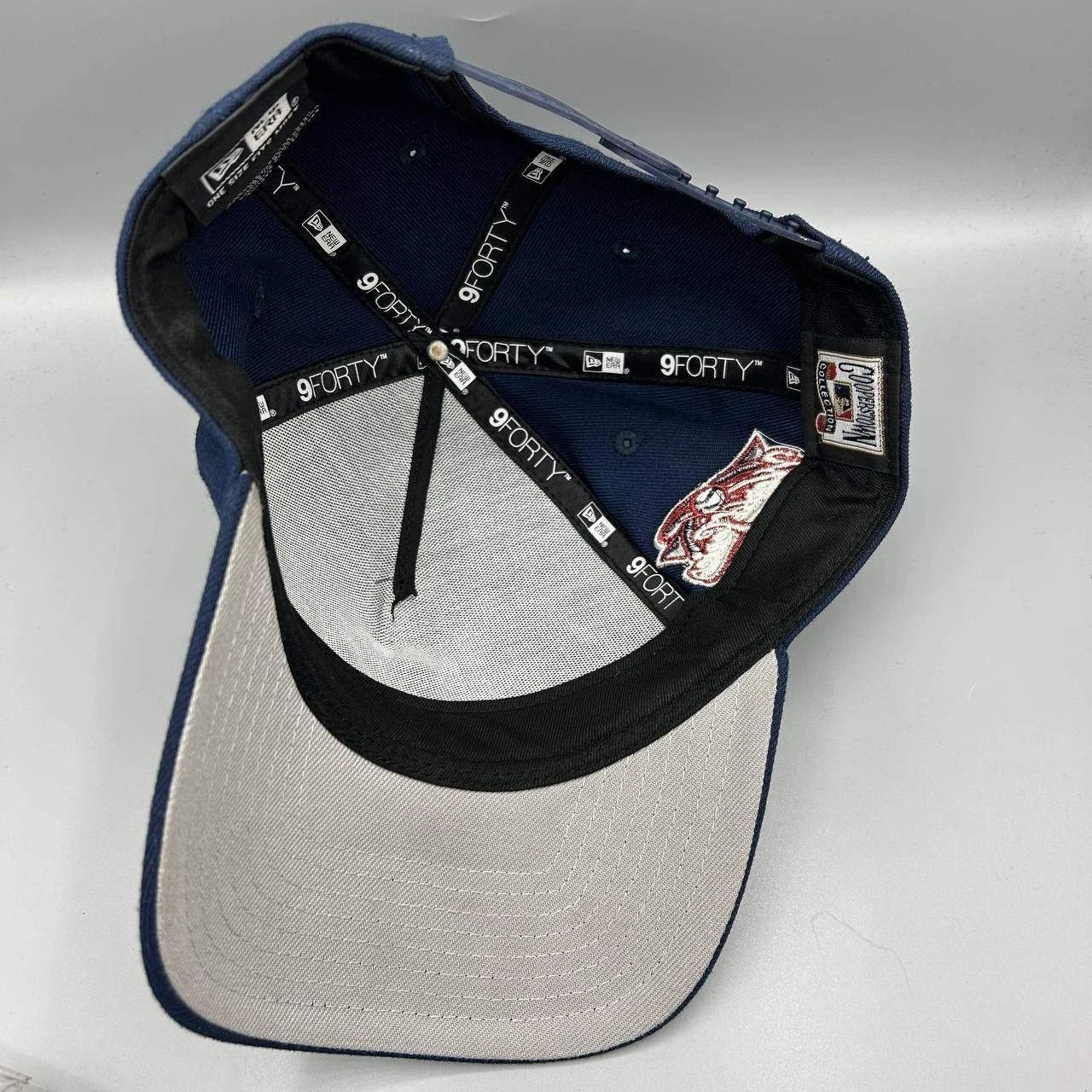 New Era New York Yankees Hat Men Blue Gray Embroidered Snap Back Cap Size ONE SIZE - 2 Thumbnail