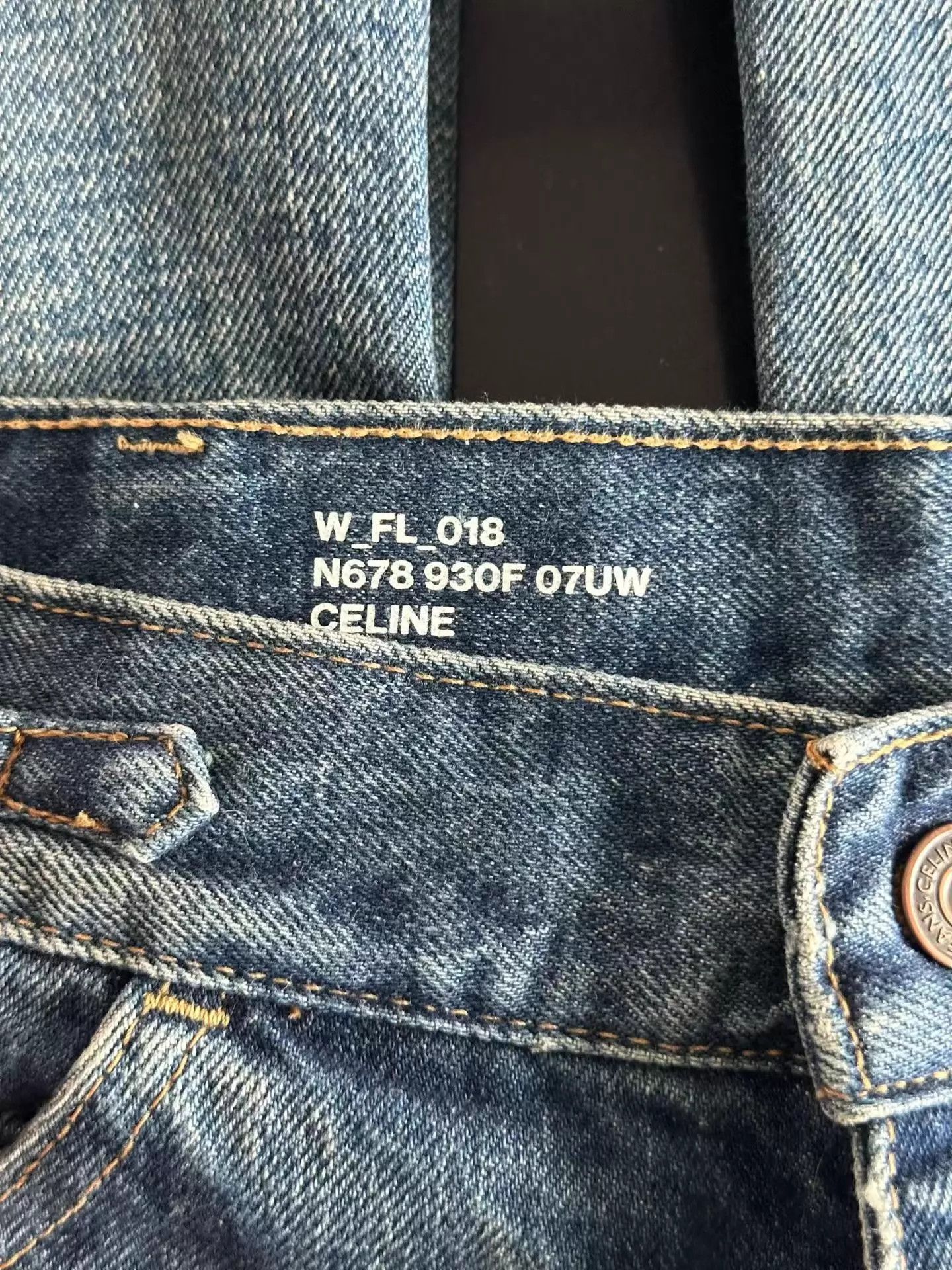 Celine CELINE Dylan Triomphe Jeans 27 98 new Size 27" / US 4 / IT 40 - 3 Thumbnail