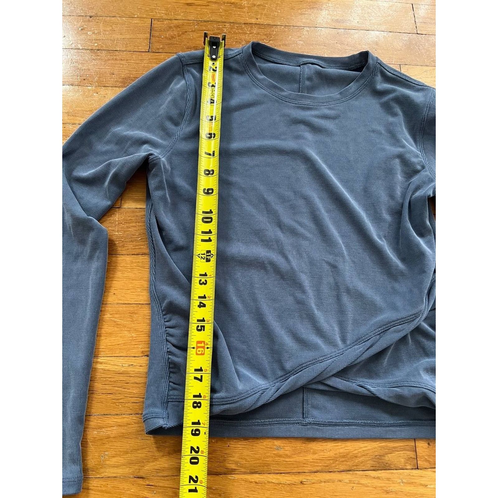 Lululemon Lululemon Do Sleeve Shirt Top Blue Size 2 A001687 Size XS / US 0-2 / IT 36-38 - 3 Thumbnail