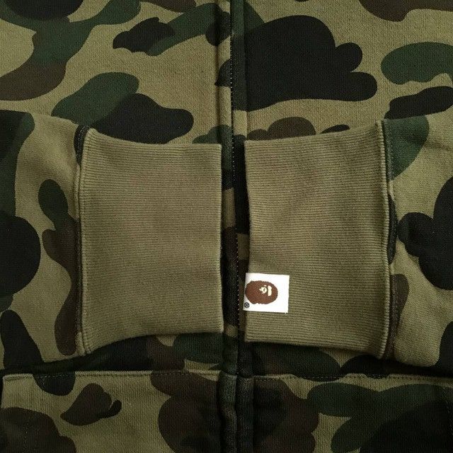 Bape BAPE × THE SIMPSONS 1st Camo Green Full Zip Hoodie APE Milo Size US M / EU 48-50 / 2 - 7 Thumbnail