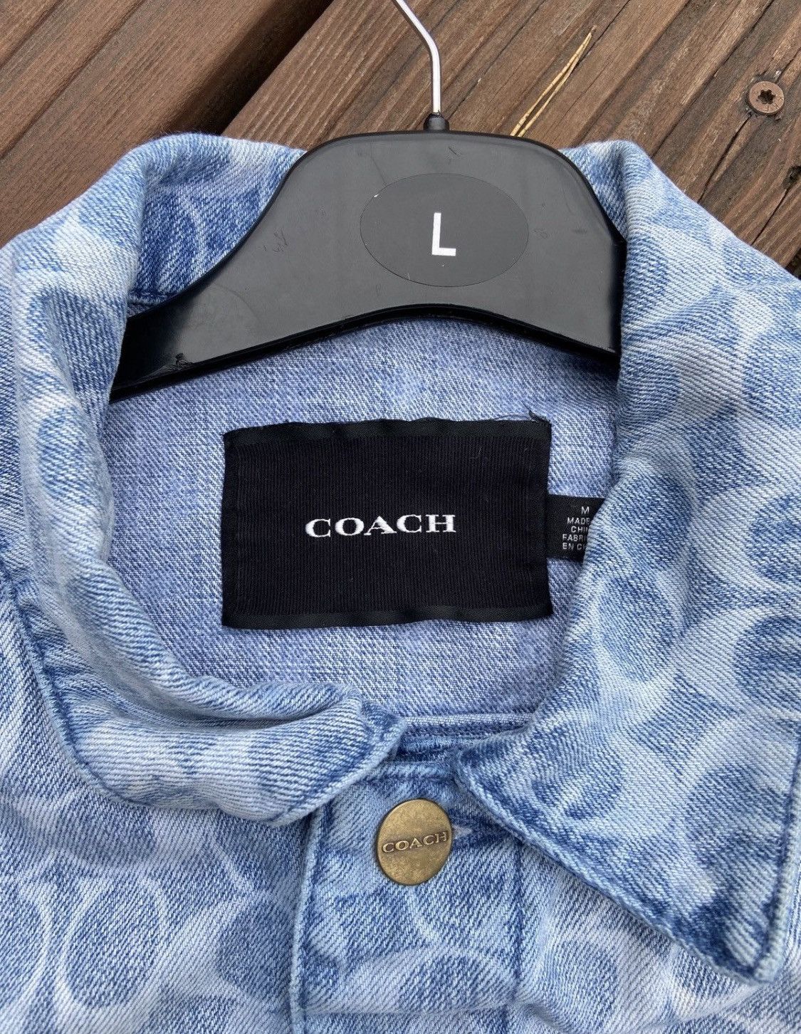 Coach Coach Monogram Denim Jacket luxury vintage Size US M / EU 48-50 / 2 - 5 Thumbnail
