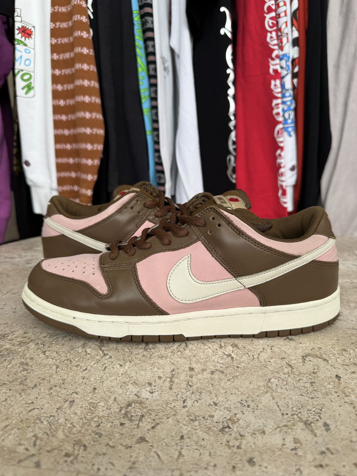 Nike SB Nike SB Dunk Low Stussy Cherry Size US 11 / EU 44 - 1 Thumbnail