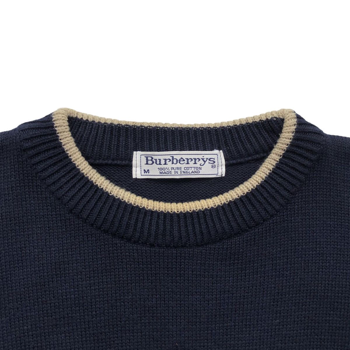 Burberry Vintage Burberrys Golf Logo Knitted Sweater Made in England Size US M / EU 48-50 / 2 - 15 Thumbnail