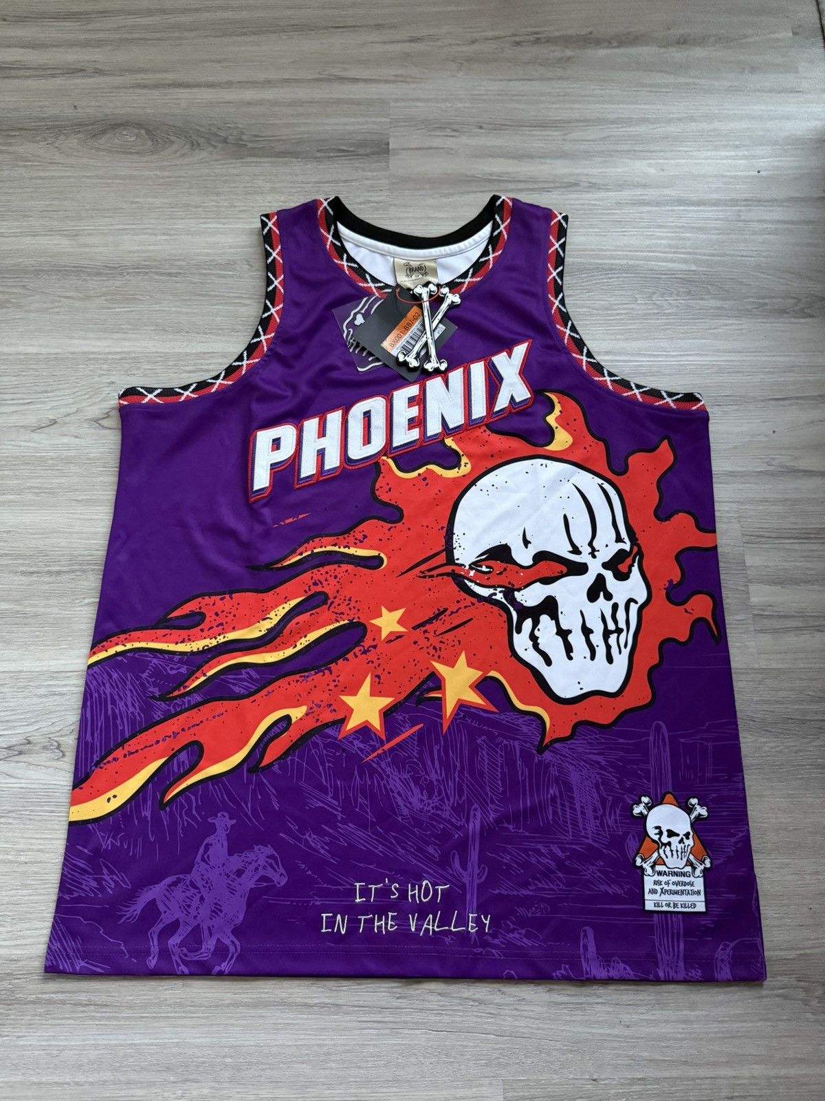 NBA Brand X Devon Booker Phoenix Suns Skeleton Jersey Size US XXL / EU 58 / 5 - 1 Thumbnail