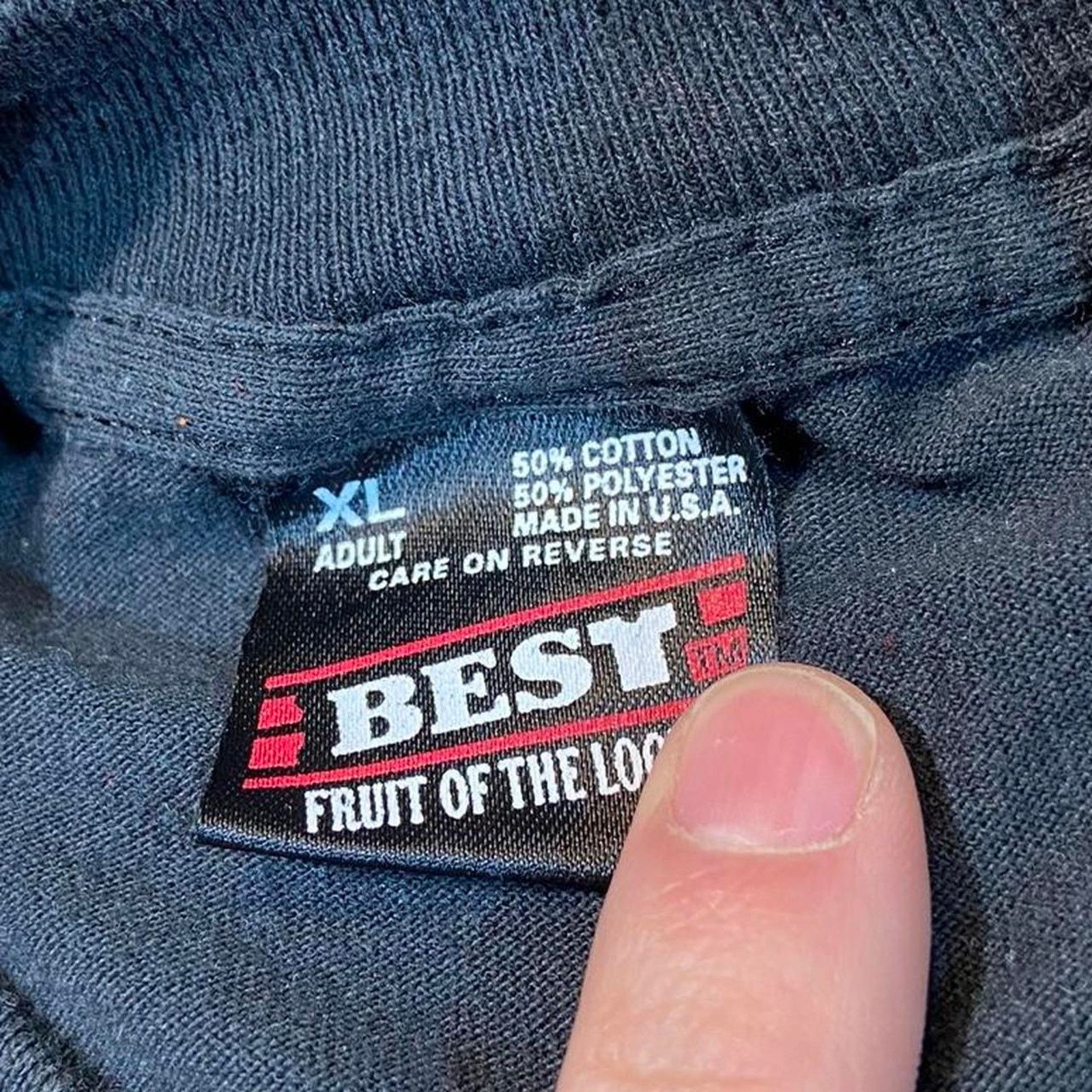 Fruit Of The Loom 90s affinity pocket tee shirt Size US XL / EU 56 / 4 - 2 Thumbnail