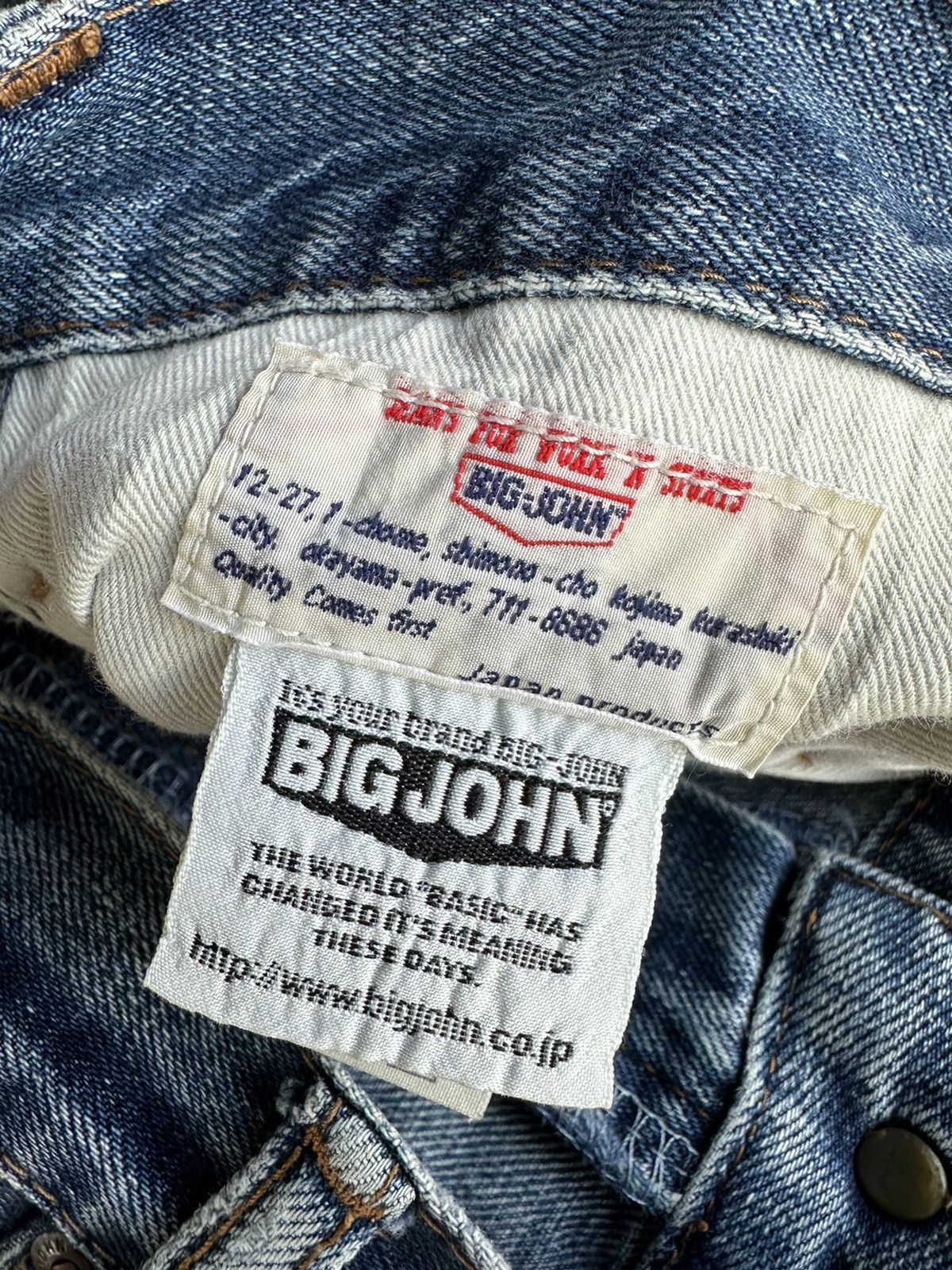 Big John Vintage Big John Loose Washed Denim D500 Size US 38 / EU 54 - 15 Thumbnail