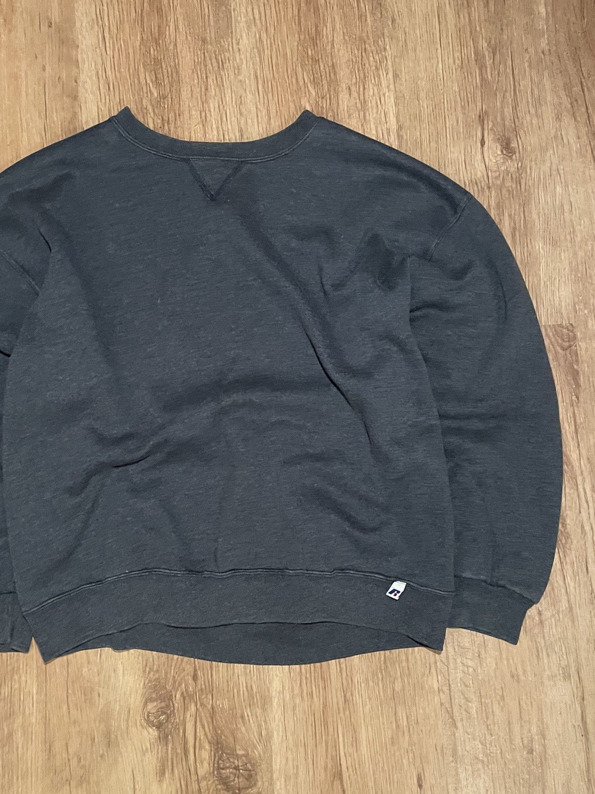 Russell Athletic × Vintage Vintage Basic Sweater Russel Athletic Very Bagy Fit Denim Size US L / EU 52-54 / 3 - 2 Thumbnail