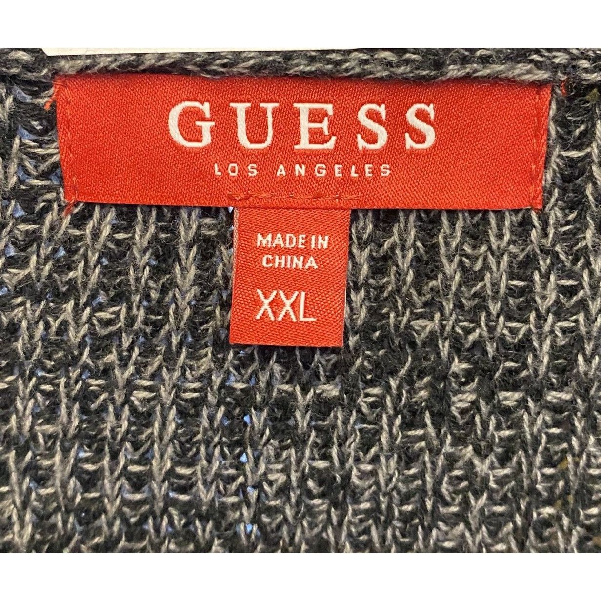 Guess Guess Los Angeles Gray Knit Open Front Cardigan XXL CB01 S Size XXL / US 16-18 / IT 52-54 - 3 Thumbnail