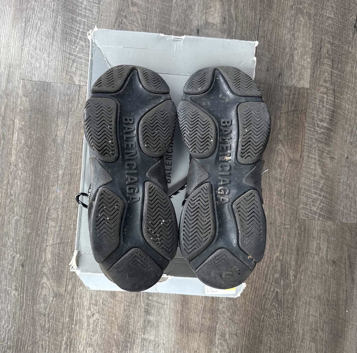 Balenciaga Balenciaga Triple S Black Size 45 Size US 12 / EU 45 - 5 Thumbnail