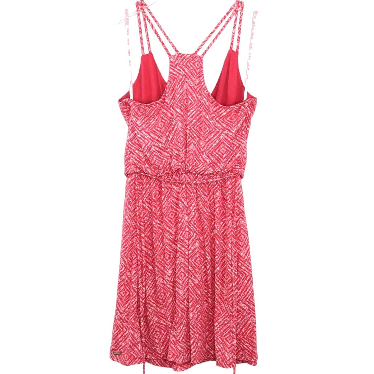 Guess Guess Pink Geometric Surplice Mini Dress Small Barbiecore Size S / US 4 / IT 40 - 5 Thumbnail