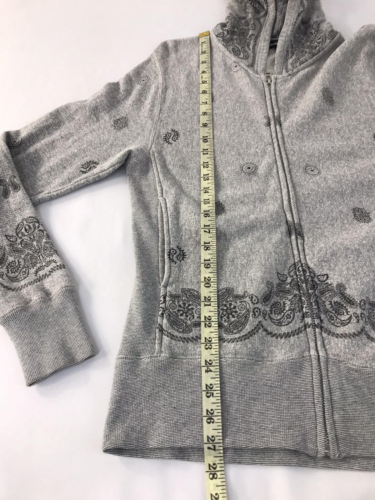 Japanese Brand Vtg Sweater Defectibe Struct Hoodie Paisley Art Zipper Style Size US S / EU 44-46 / 1 - 13 Thumbnail
