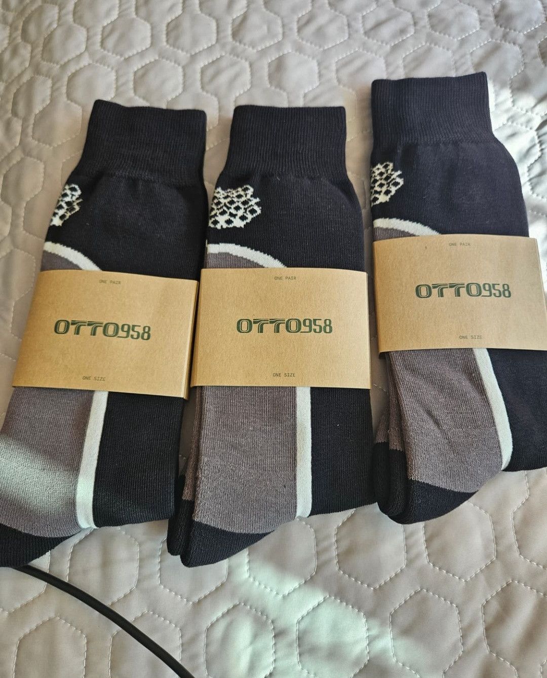 image of Kiko Kostadinov x Otto 958 Socks in Black, Men's