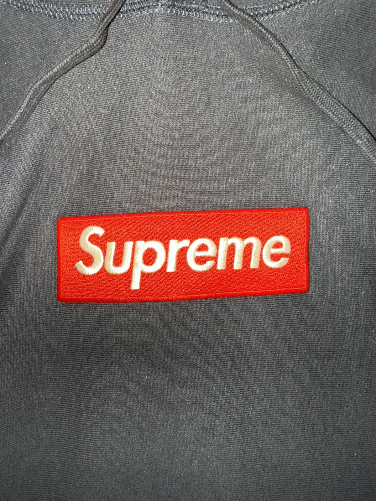 Supreme Supreme Box Logo Hooded navy Hoodie Sweatshirt (FW24) Size US M / EU 48-50 / 2 - 4 Thumbnail