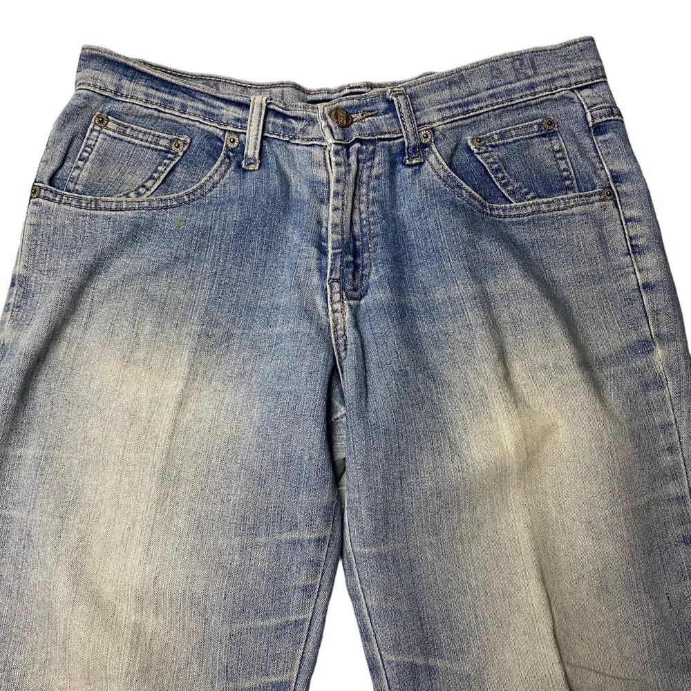 Vintage 2000's Fif Flared Seawash Baggy Jeans Size US 28 / EU 44 - 5 Thumbnail