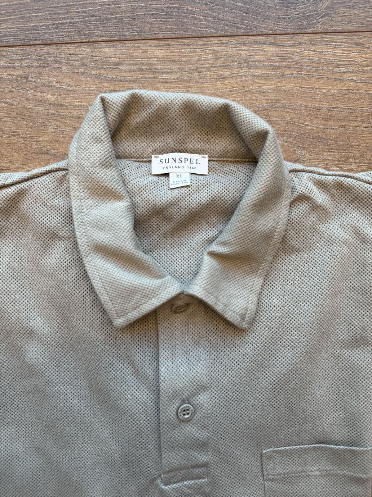 Sunspel Sunspel Grey Riviera Polo - Size XL Size US XL / EU 56 / 4 - 2 Thumbnail
