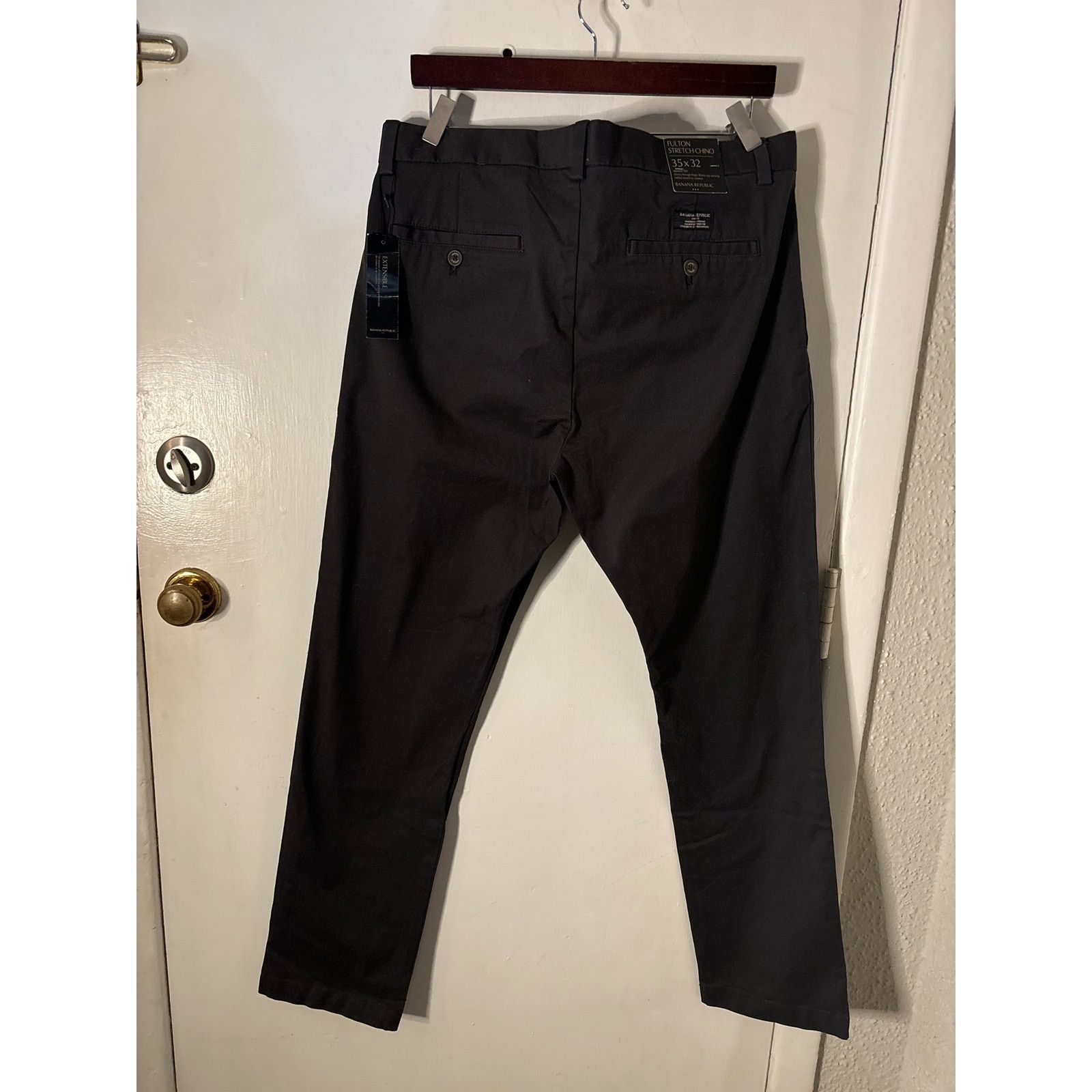 Banana Republic Banana Republic Fulton Skinny Cotton Chino Pants 35x32 NEW Size US 35 - 2 Thumbnail