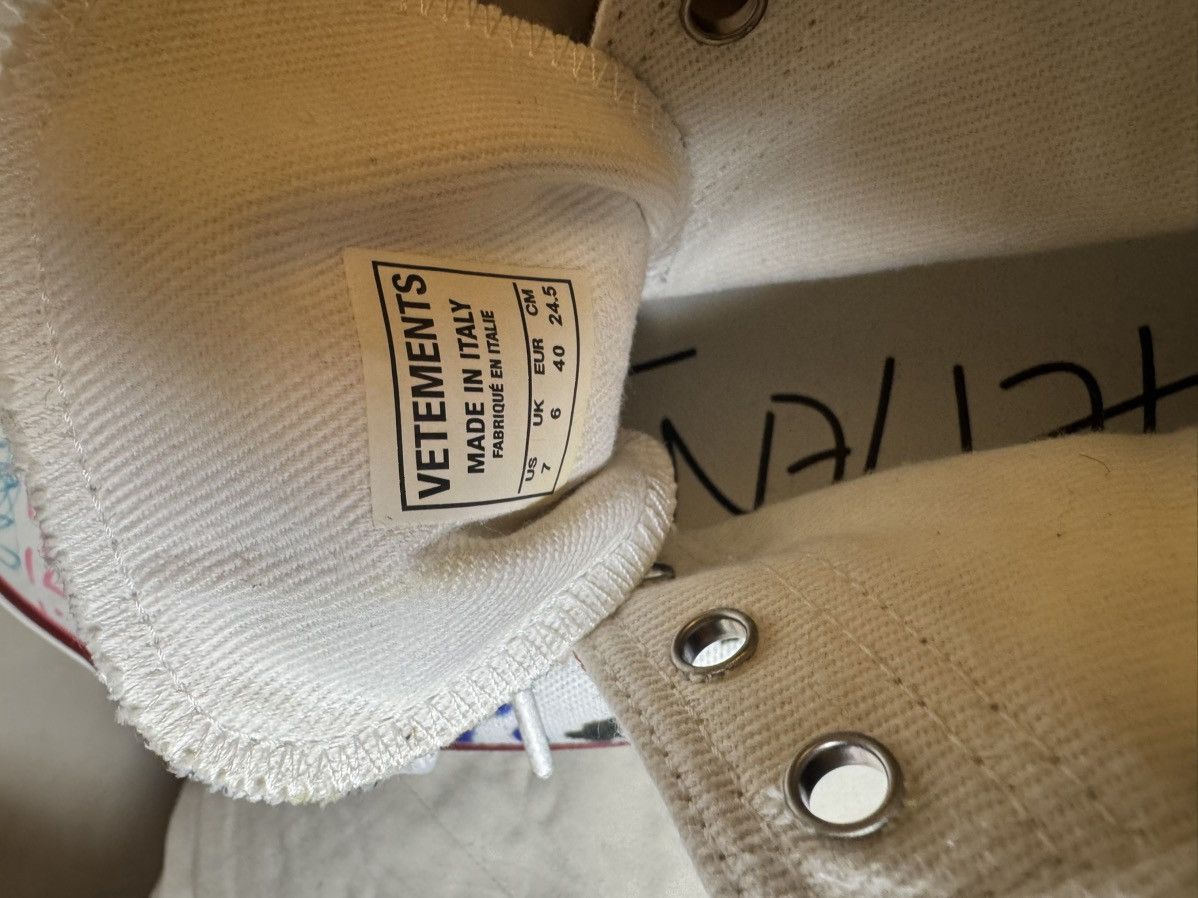 Vetements Vetements Georgia Graffiti Sneakers Size US 7 / EU 40 - 7 Thumbnail