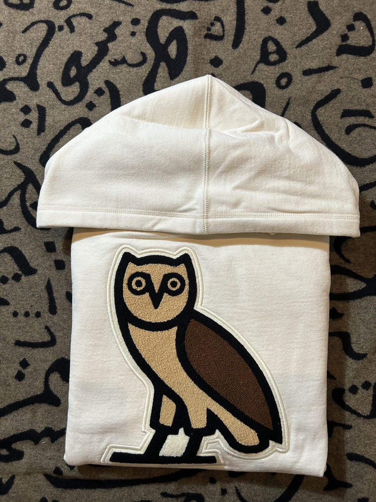 Drake × October's Very Own Chenille Bubble Og Owl Hoodie Size US L / EU 52-54 / 3 - 1 Thumbnail
