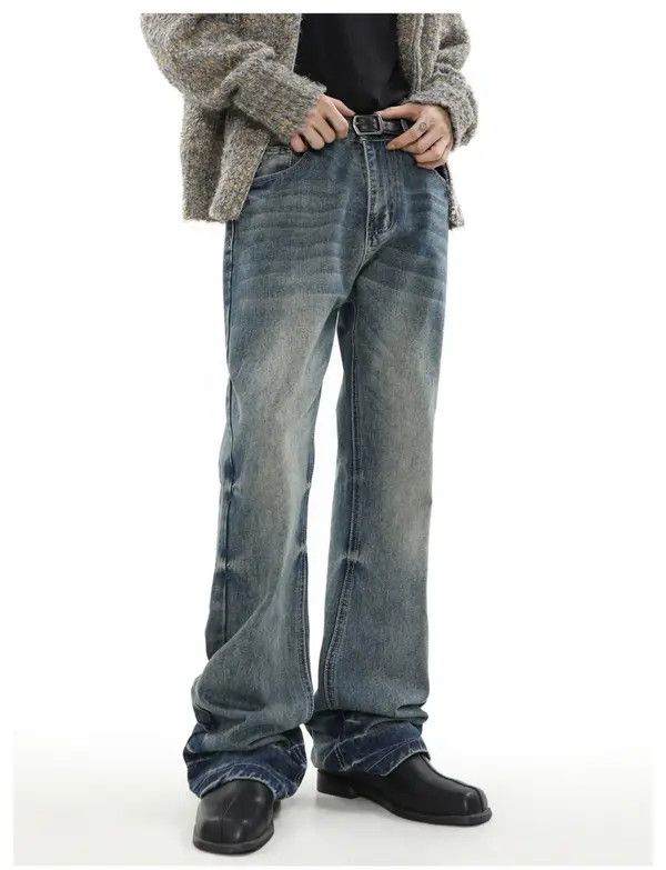 VIBE bootcut flared grunge washed jeans Size US 30 / EU 46 - 5 Thumbnail