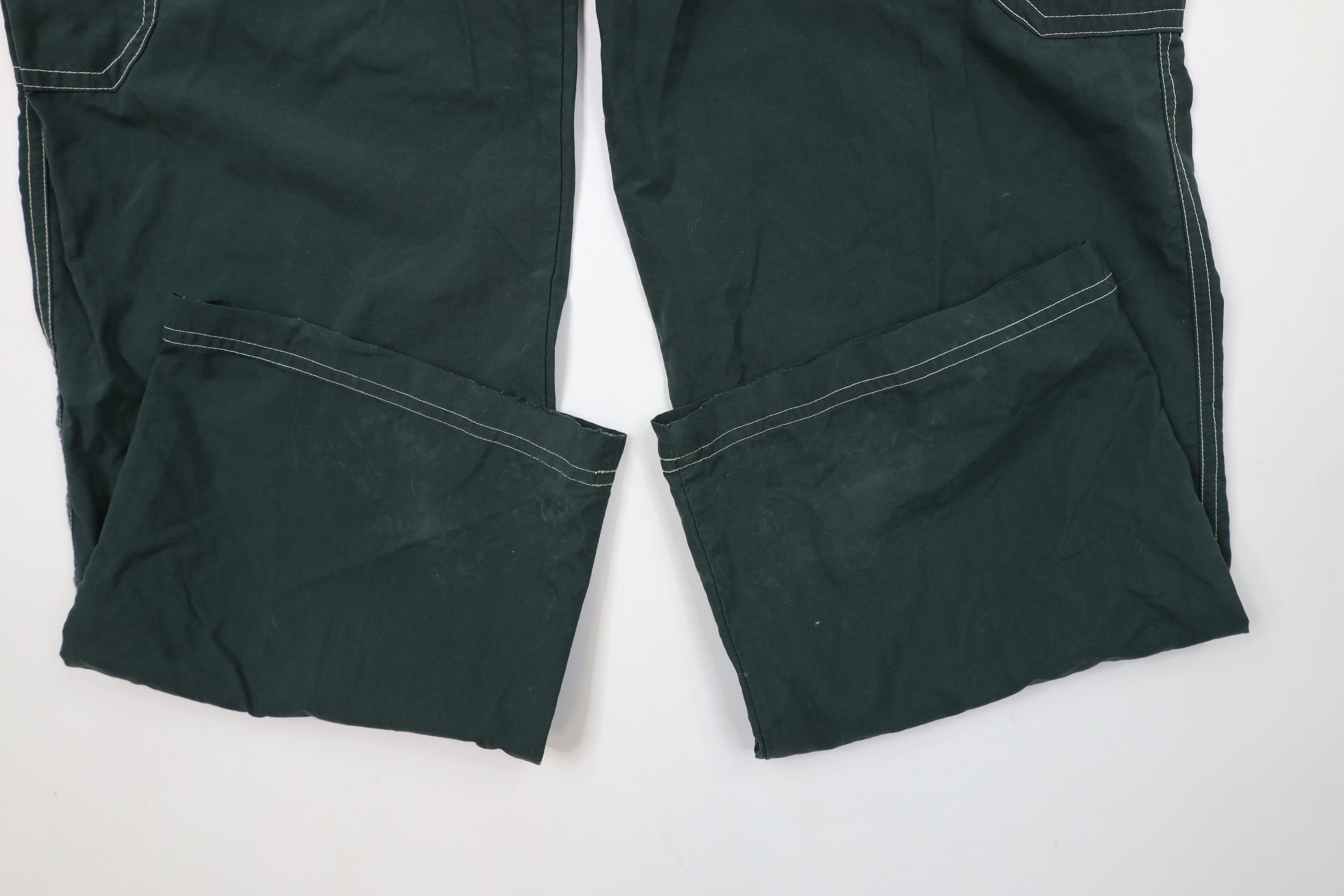 Vintage Vintage 90s Y2K Streetwear Cargo Windbreaker Pants Green Size US 32 / EU 48 - 5 Thumbnail