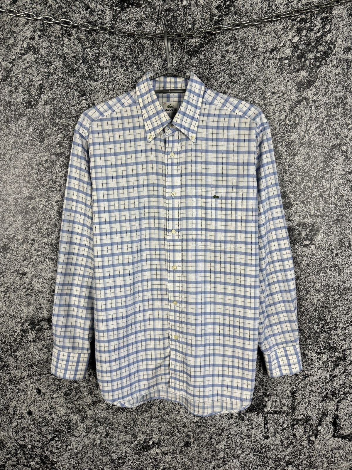Lacoste Men’s Lacoste Long Sleeve Shirt Button Up Vintage Size 42 Size US L / EU 52-54 / 3 - 1 Thumbnail