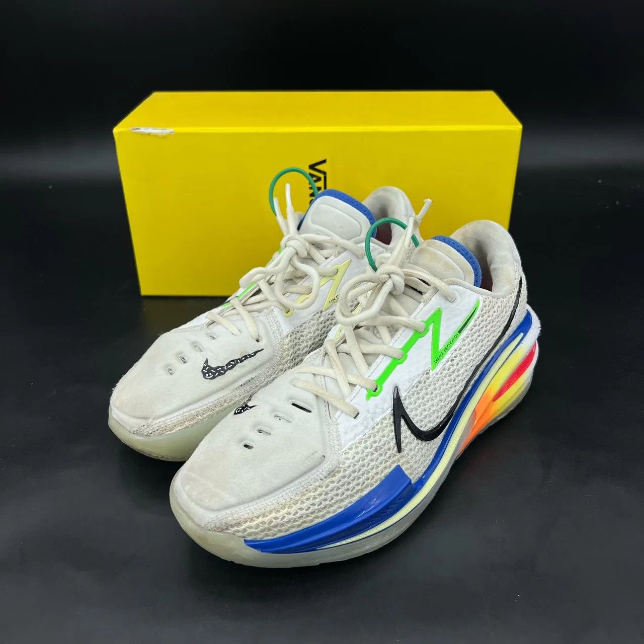 Other GT Cut White Blue Gray 42 Worn a few times boxed Size US 9 / EU 42 - 1 Thumbnail