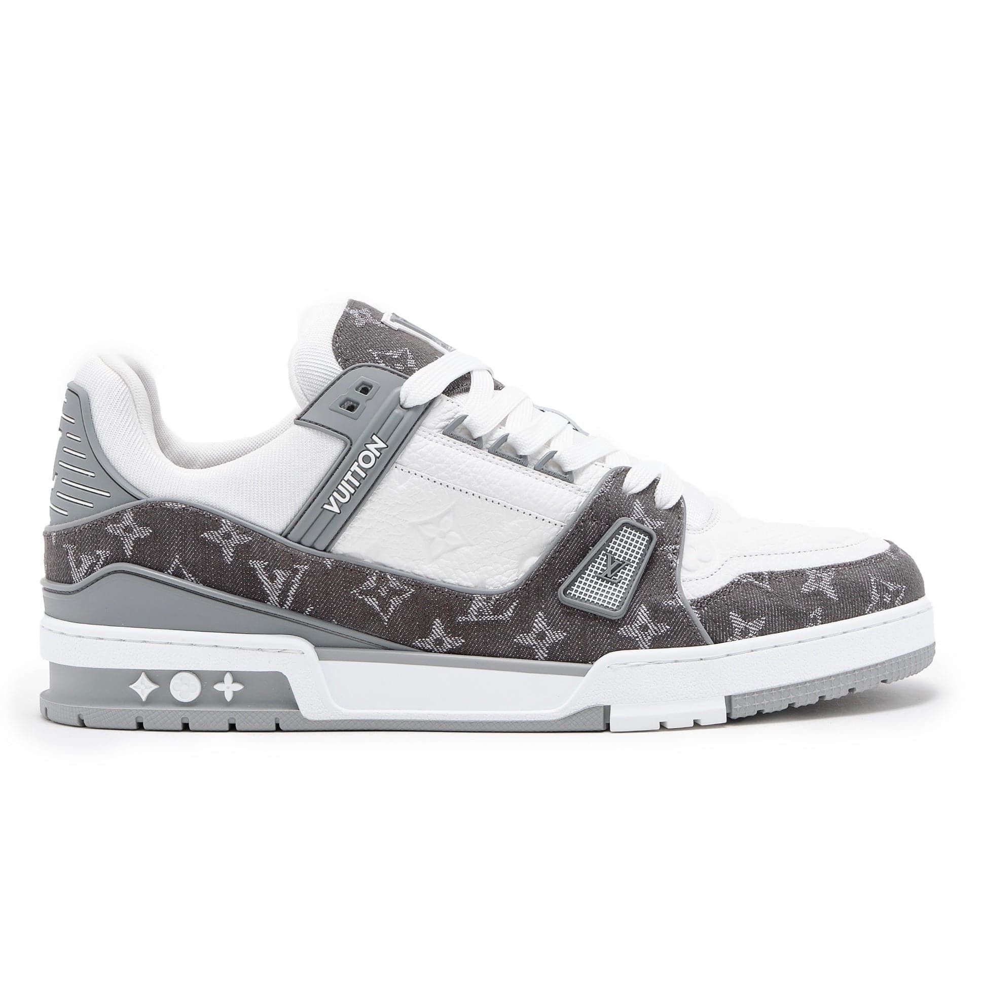 Louis Vuitton LV Trainer Low Monogram Denim Grey White Size US 7.5 / EU 40-41 - 1 Thumbnail