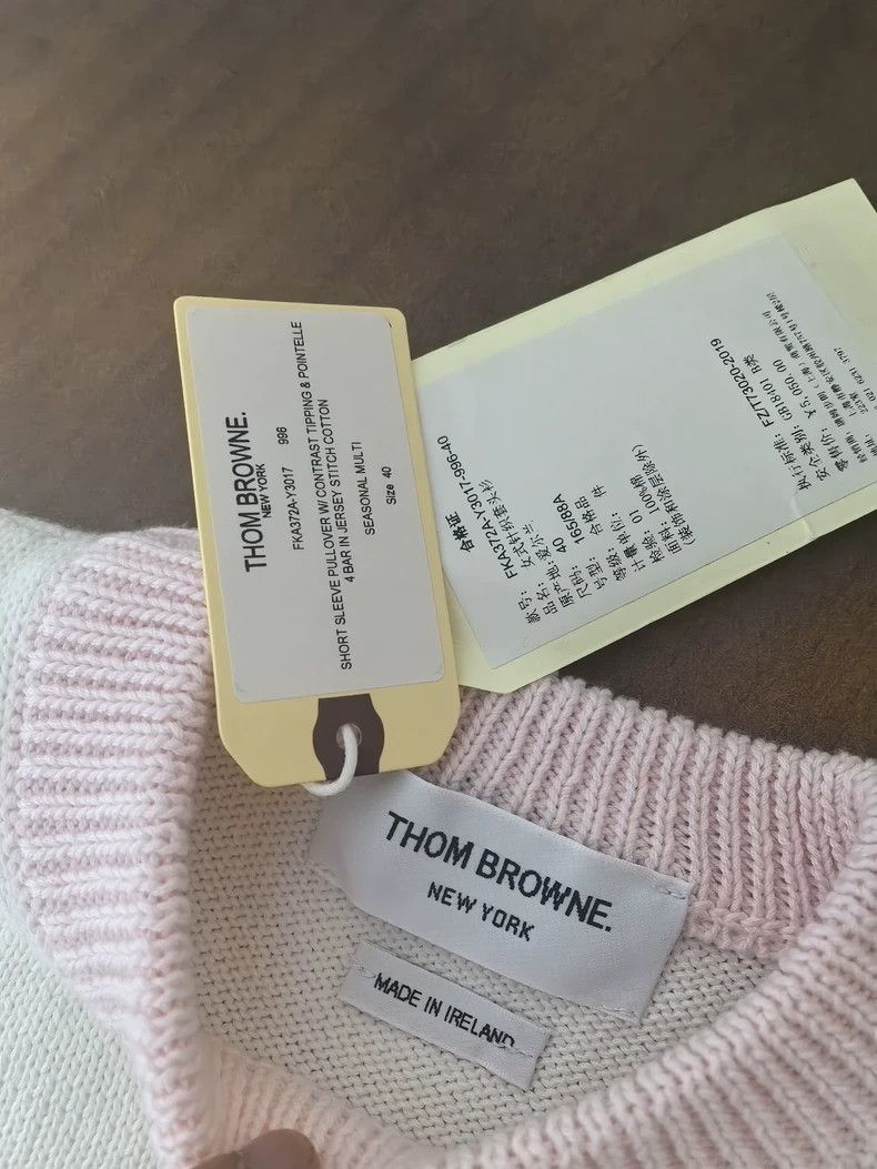 Thom Browne Thom browne Short-sleeved sweater 2505-Nextarrow Size S / US 4 / IT 40 - 4 Thumbnail