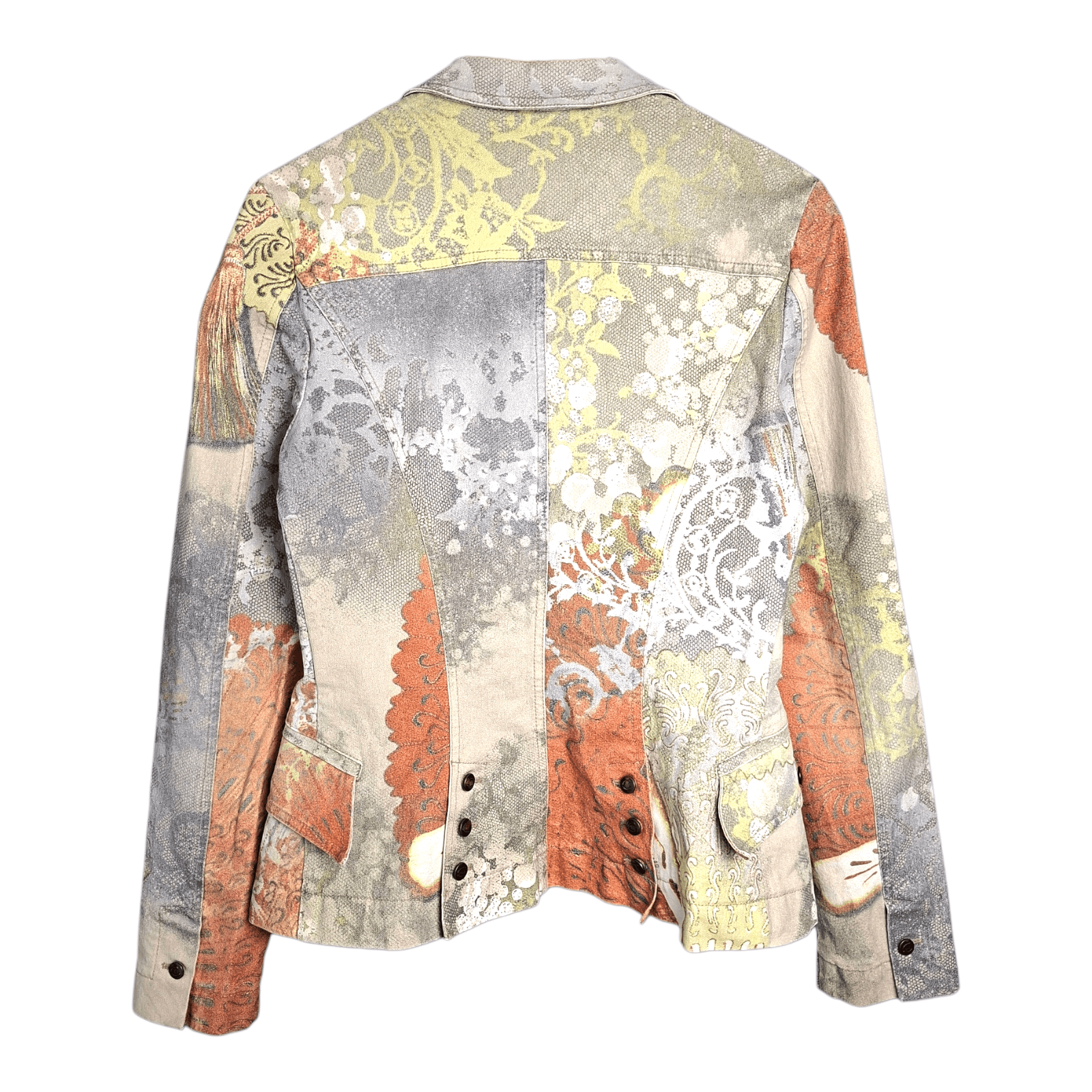 Just Cavalli Rare Vintage Just Cavalli Glimmer Print Blazer Archive Size S / US 4 / IT 40 - 8 Thumbnail