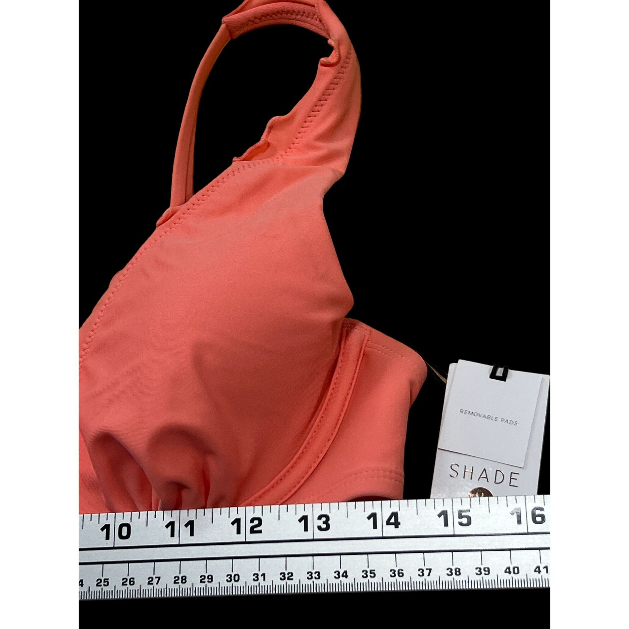 Other Shade & Shore - Women's Tie - Front Lettuce-Edge Underwire B Size ONE SIZE - 5 Thumbnail