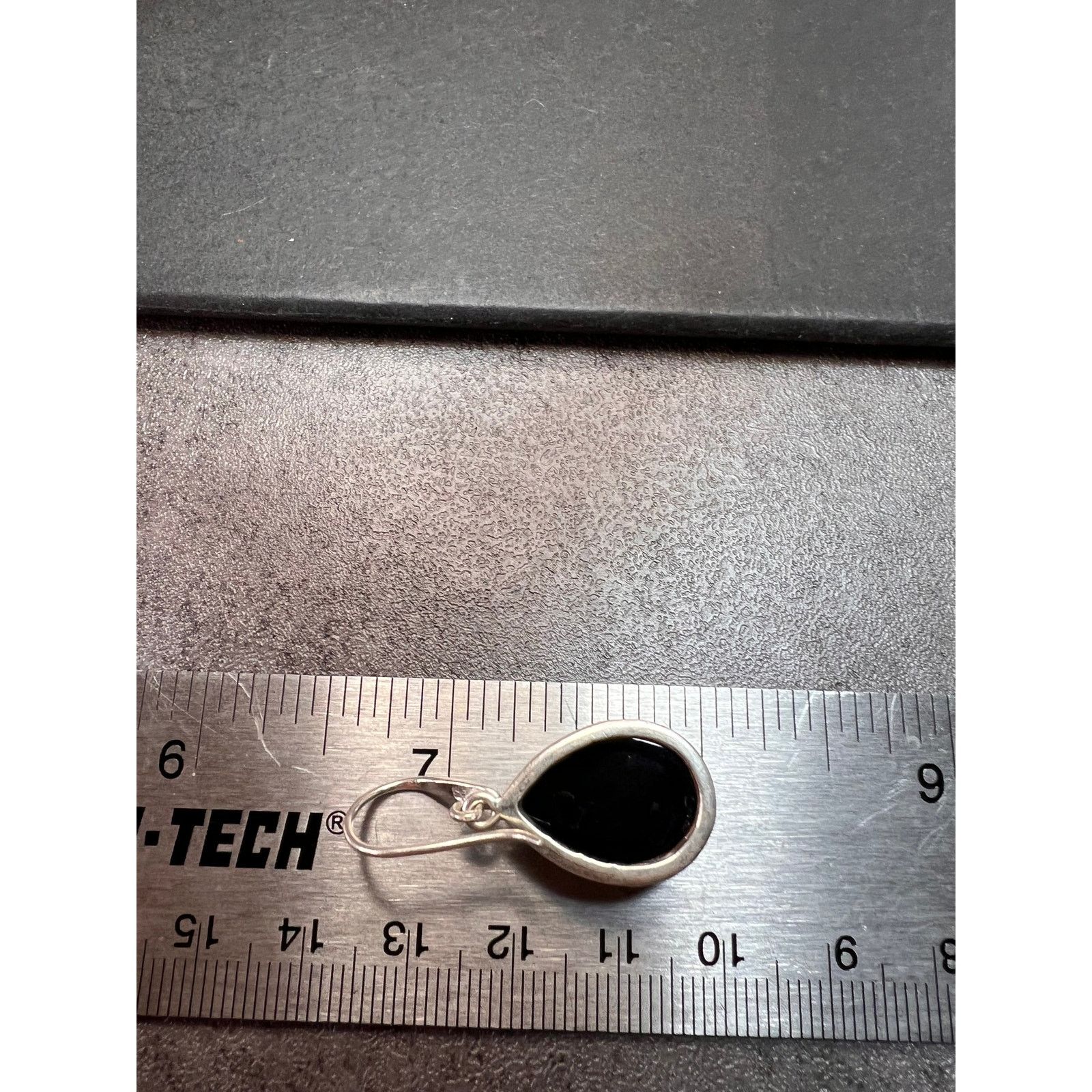 Other NEW Black Onyx sterling silver teardrop earrings 7.57 grams Size ONE SIZE - 4 Thumbnail