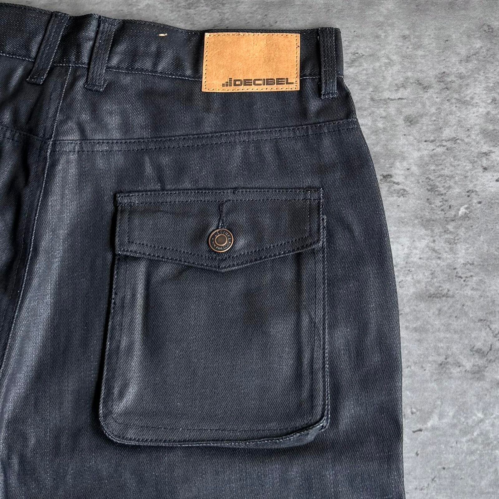 Decibel × Japanese Brand × Vintage Vintage Y2K Decibel Grunge Opium Starched Cargo Tech Jeans Size US 32 / EU 48 - 3 Thumbnail