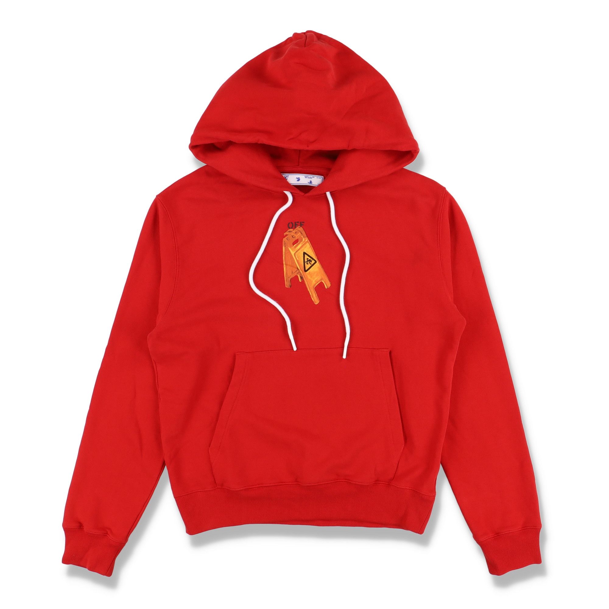 Off-White Red Pascal Skeleton Arrows Hoodie Size US M / EU 48-50 / 2 - 2 Thumbnail