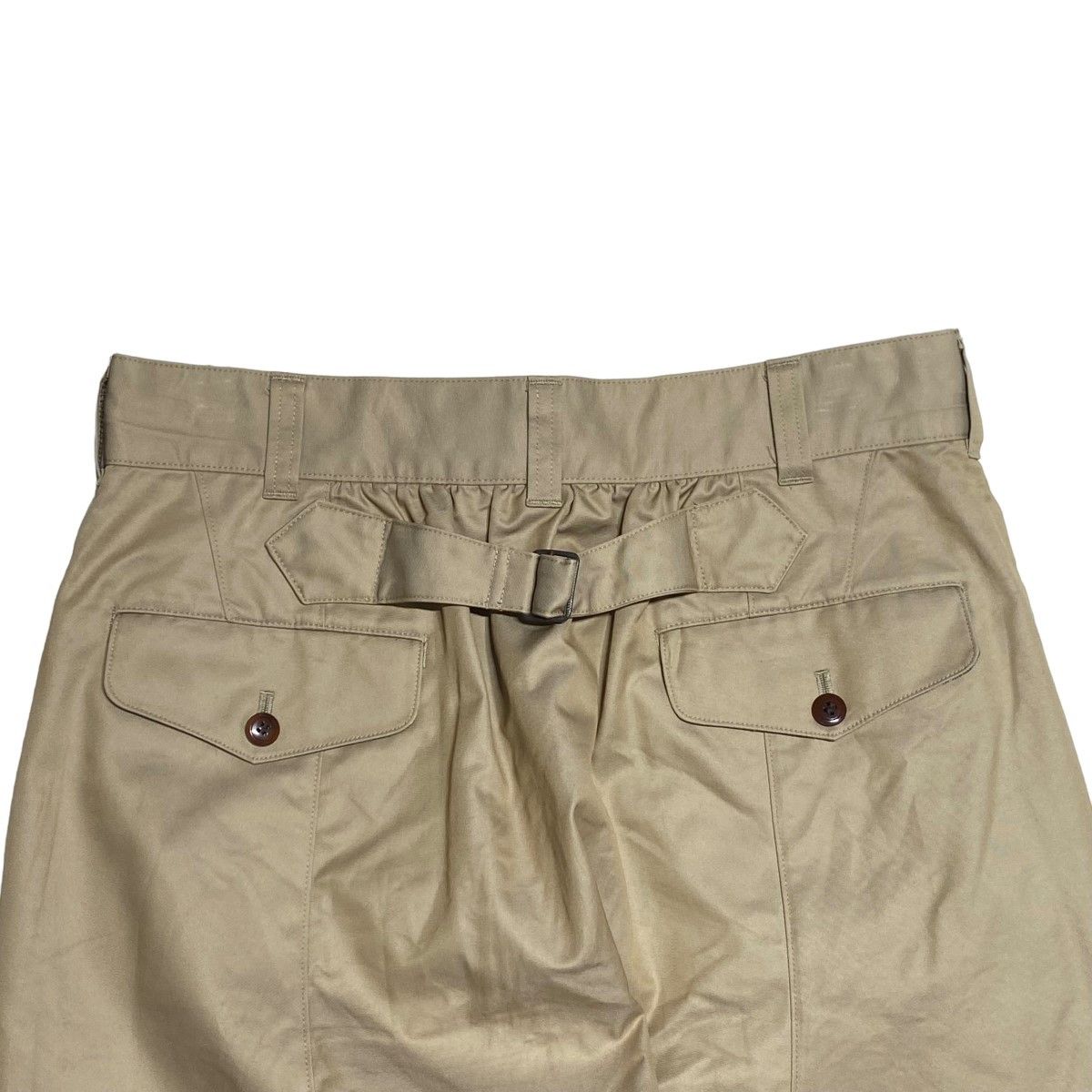 Junya Watanabe Cropped Pants Cotton Ester Gaba Saruel Beige Size US 31 - 5 Thumbnail