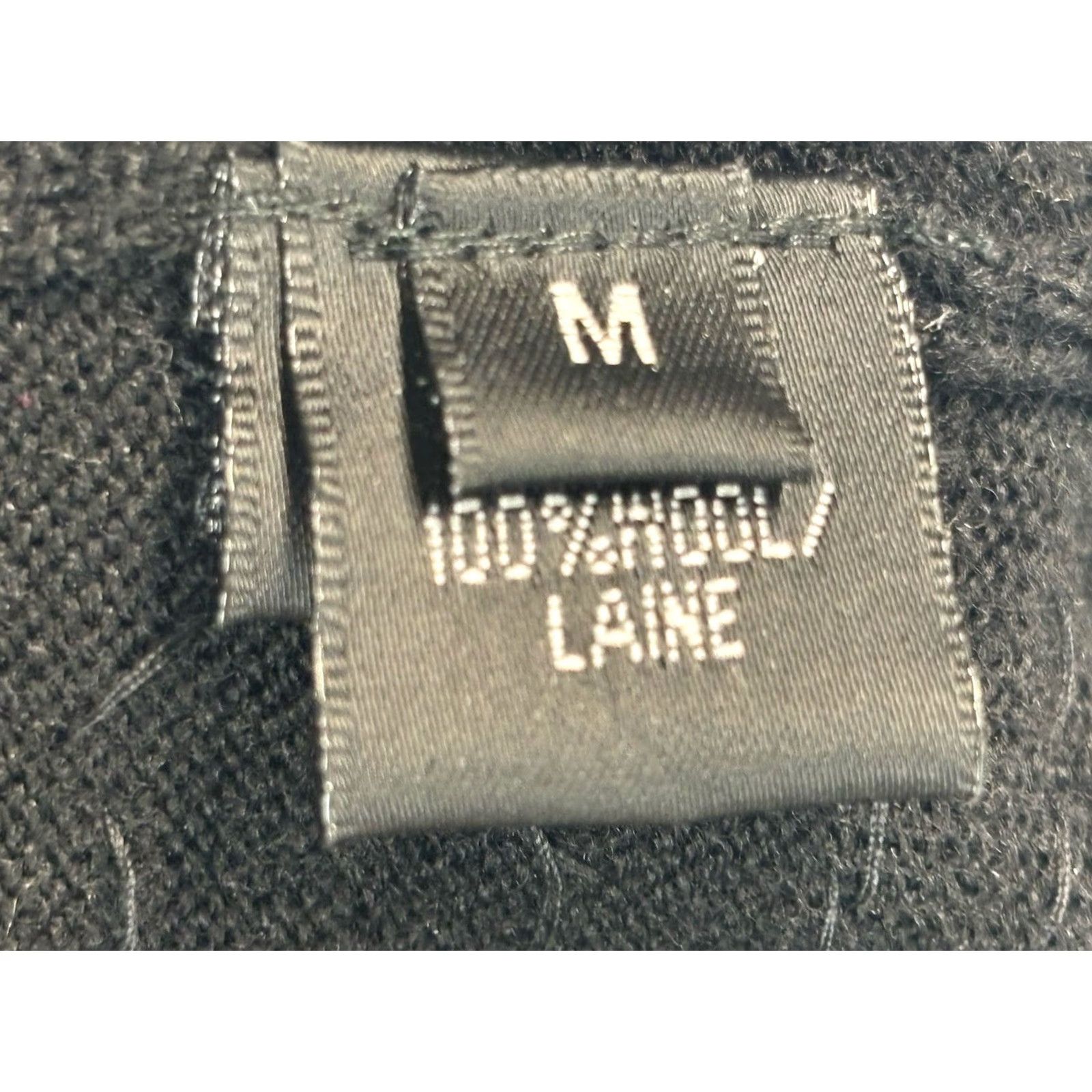 Vintage Lafayette 148 Wool Sequin Faux Wrap Sweater Women’s M Black Stretch Evening Size M / US 6-8 / IT 42-44 - 8 Thumbnail
