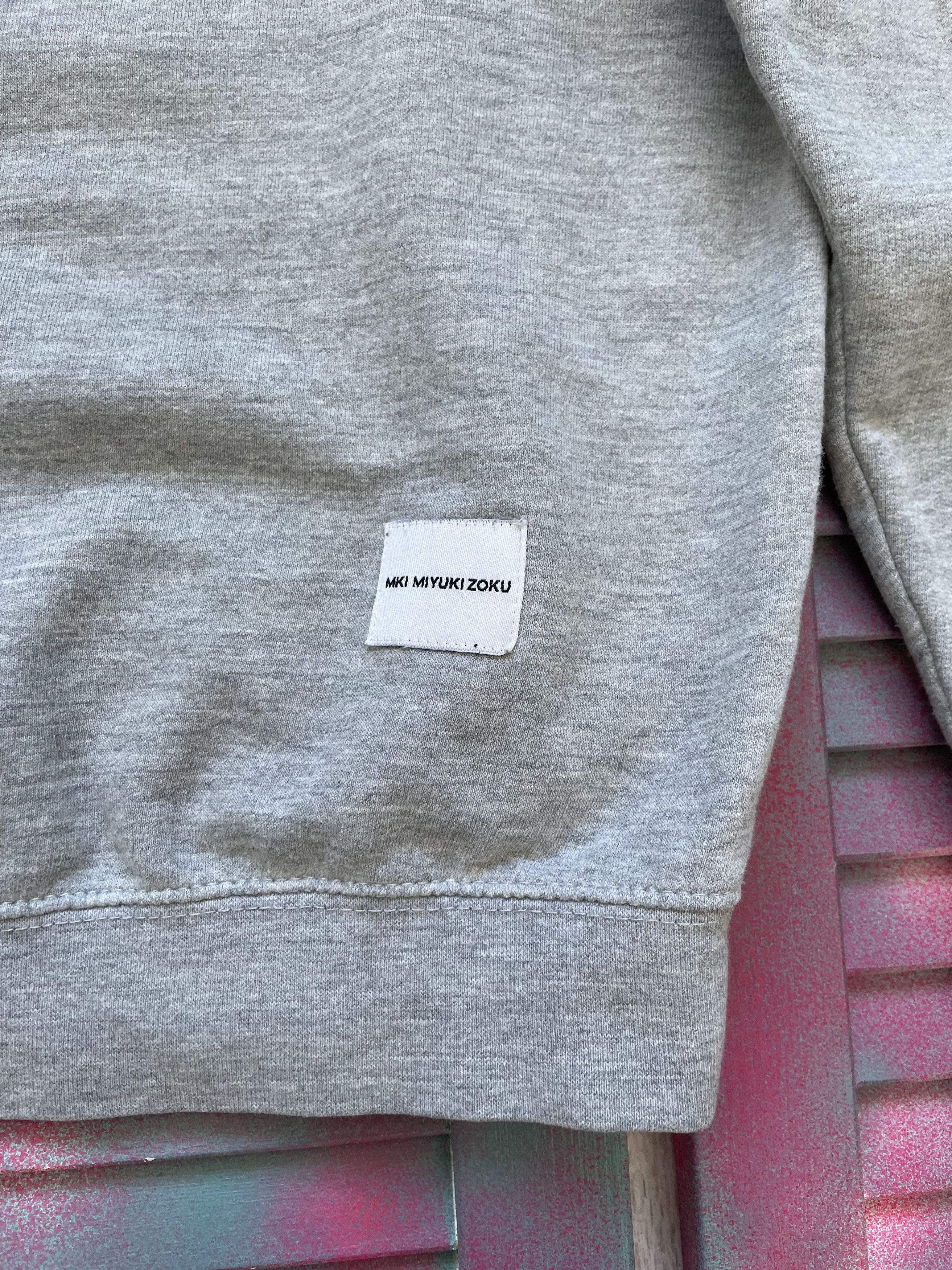 Japanese Brand MKI Miyuki Zoku Sweatshirt Center Logo Y2K Style Size US M / EU 48-50 / 2 - 4 Thumbnail