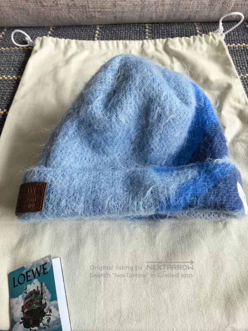 Loewe Loewe Blue Flame Wool Fleece Hat Size ONE SIZE - 8 Thumbnail