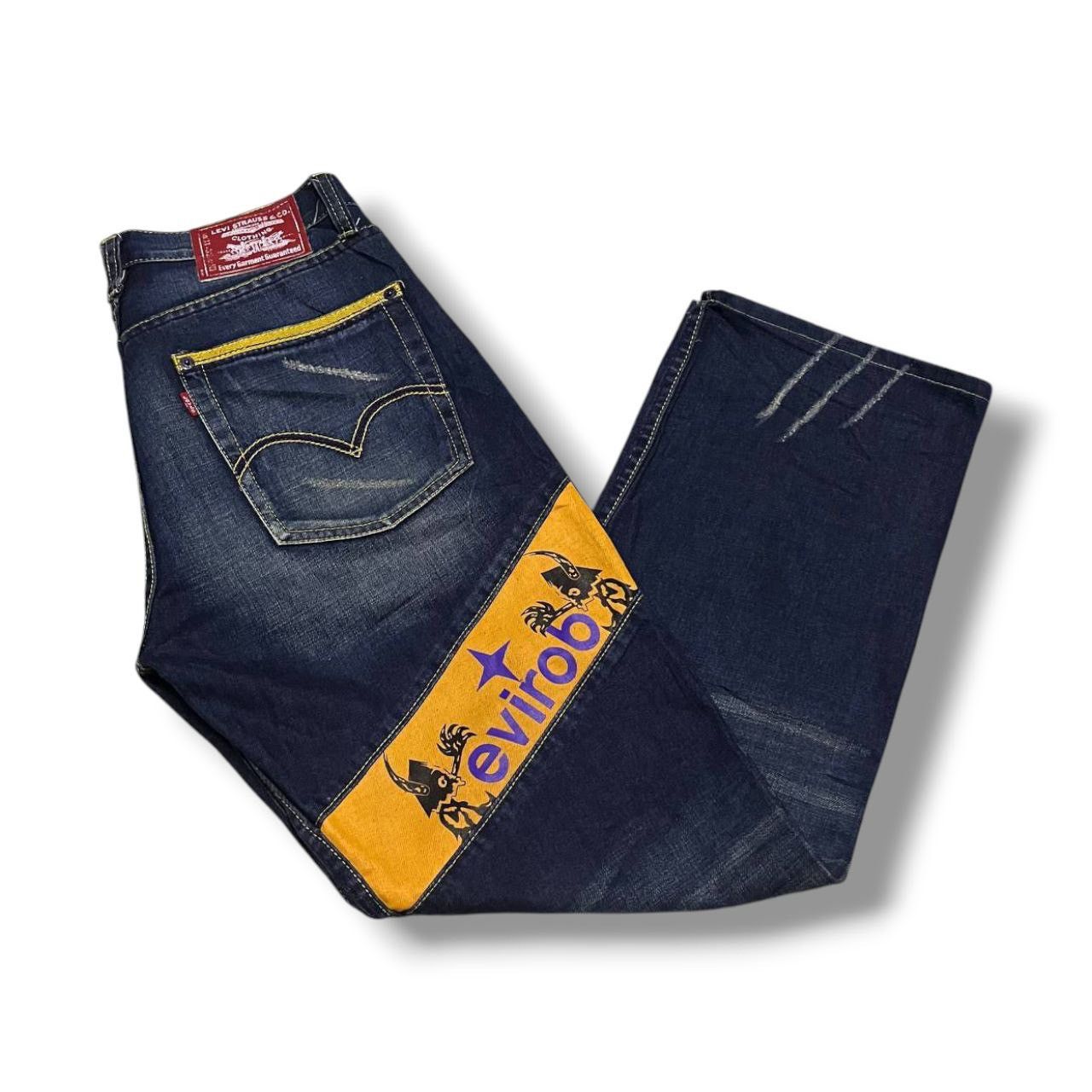 CLOT × Levi's × Medicom Toy Levi’s 503 x Be@rbrick Evirob Devilrobots Denim Jeans Size US 31 - 1 Thumbnail