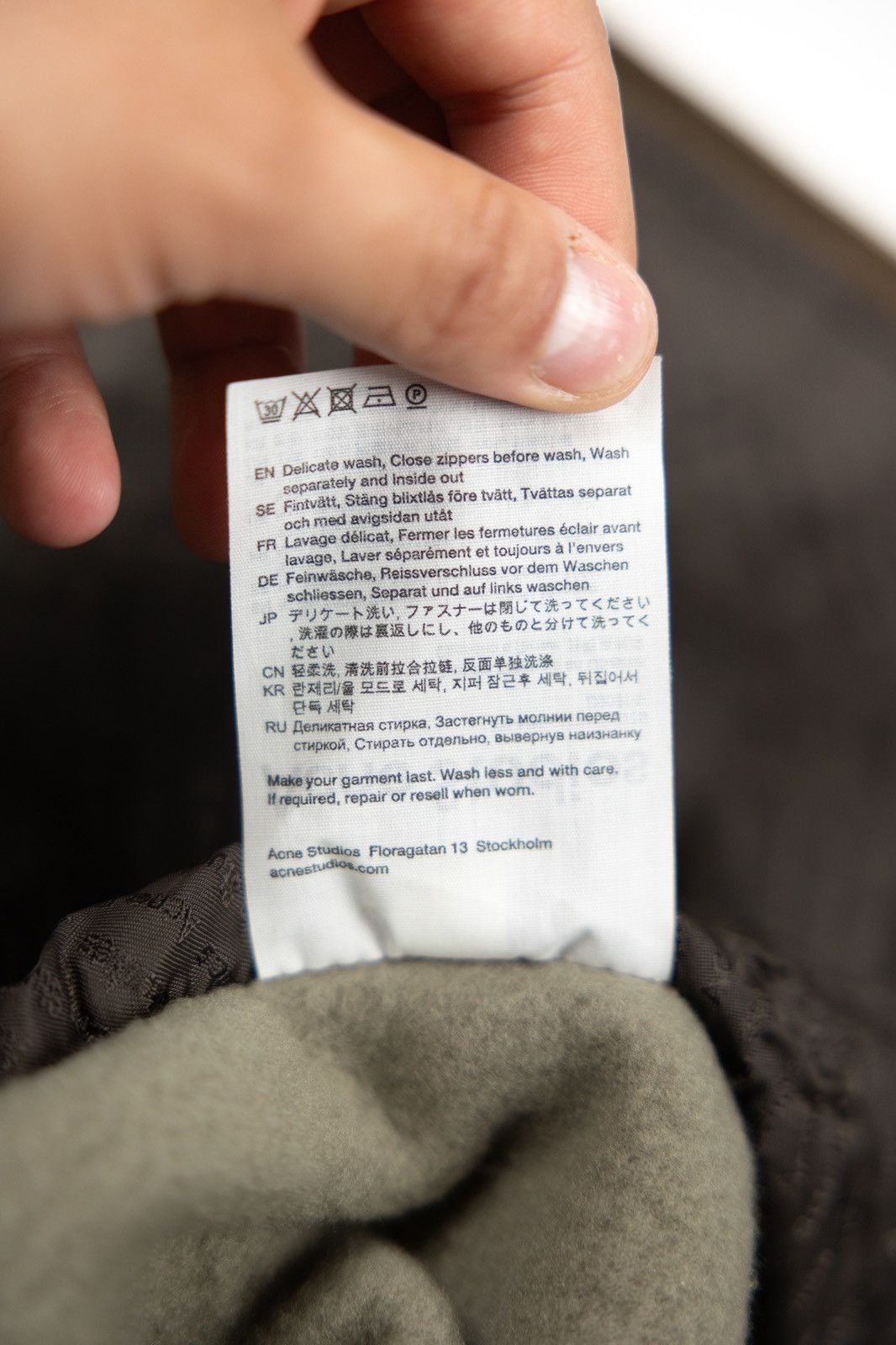 Acne Studios Acne Studios Fleece Zip Up Jacket Size US XL / EU 56 / 4 - 10 Thumbnail