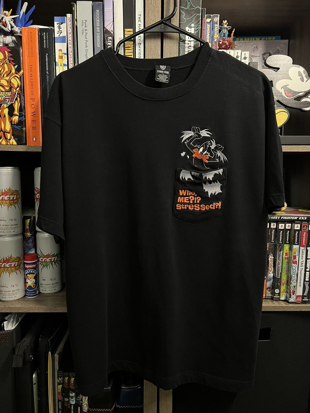 Cartoon Network VINTAGE DAFFY DUCK POCKET TSHIRT Size US L / EU 52-54 / 3 - 1 Thumbnail