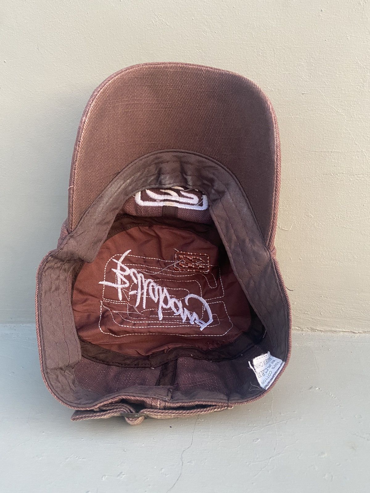 Le Grande Bleu (L.G.B.) 2000s Billabong ditsetressed patrol hat Size ONE SIZE - 8 Thumbnail